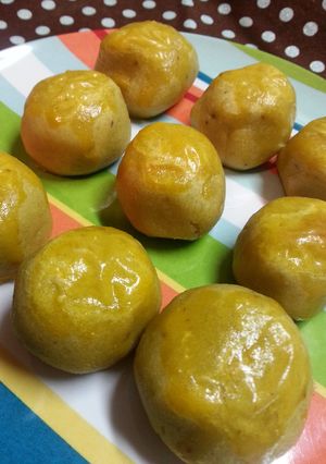 まんまる和菓子なスイートポテト-レシピのメイン写真