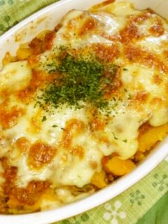 ホクホク美味✩南瓜のミートグラタン-レシピのメイン写真