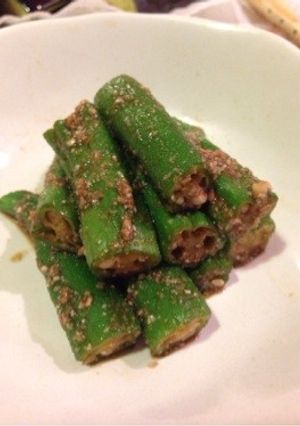 オクラのごまあえ-レシピのメイン写真