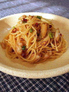 アジの干物を使ったペペロンチーノ-レシピのメイン写真