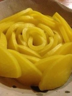 薔薇のたくあん-レシピのメイン写真