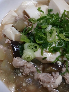 秋野菜と豆腐のあんかけ-レシピのメイン写真