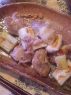 鶏肉と長ネギの梅塩おかか焼き-レシピのメイン写真