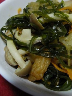 糸切り昆布の五目炒め-レシピのメイン写真
