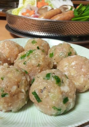 お鍋に♪美味しい鶏団子～-レシピのメイン写真