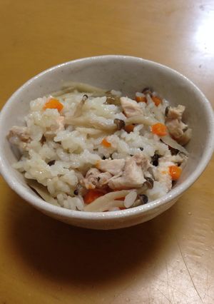簡単★圧力鍋で炊き込みご飯-レシピのメイン写真