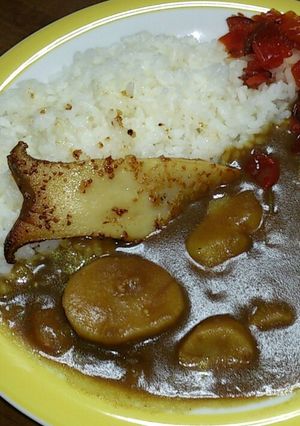 パパ 料理 エリンギ＆エビのカレーライス-レシピのメイン写真