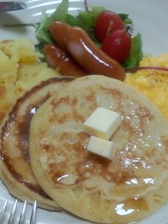 簡単パンケーキ-レシピのメイン写真