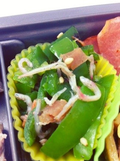 超簡単!ピーマンの梅ちりめん和え-レシピのメイン写真