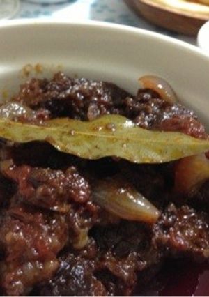 絶品!牛すじ肉の赤ワイン煮-レシピのメイン写真