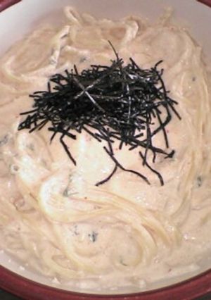 明太子と青じそのクリームパスタ-レシピのメイン写真