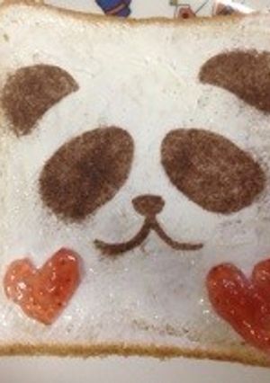 白いネオソフトでパンダぱん-レシピのメイン写真