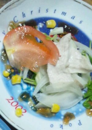 5分でできる鶏ムネサラダ-レシピのメイン写真