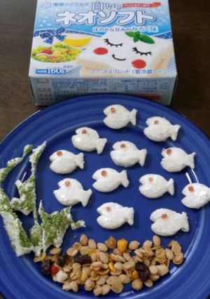 白いネオソフトで美味しいアクアリウム♪-レシピのメイン写真