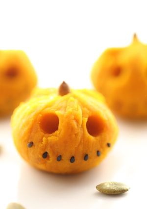 かぼちゃの煮物でハロウィン気分♪-レシピのメイン写真