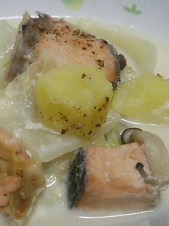 あったかほっこり☆白菜と鮭のミルク煮-レシピのメイン写真