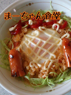 オムライスの材料で南国の風-レシピのメイン写真