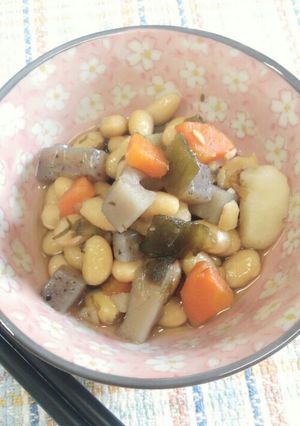 野菜たっぷり☆体に優しい大豆の五目煮-レシピのメイン写真