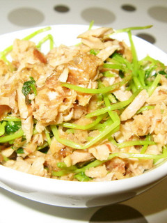 豆苗の醤油麹和え♪-レシピのメイン写真