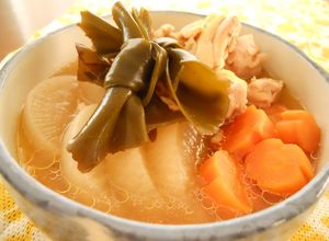 結び昆布で作る大根鶏もも肉のあっさり煮-レシピのメイン写真