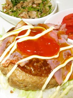 ワンプレート☆ロコモコ丼♪-レシピのメイン写真