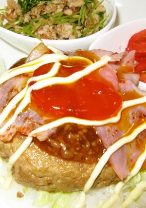 ワンプレート☆ロコモコ丼♪-レシピのメイン写真