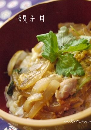 親子丼-レシピのメイン写真