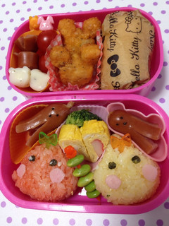 キャラ弁 ほっぺちゃん-レシピのメイン写真