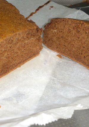 卵白でココアパウンドケーキ-レシピのメイン写真