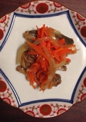 揚げ焼きで豆あじの南蛮漬け♬-レシピのメイン写真