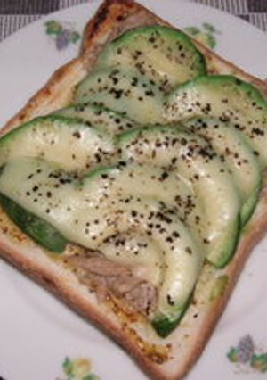 アボカドチーズトースト-レシピのメイン写真