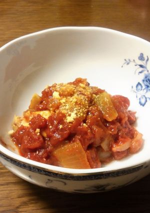 鶏むね肉のトマト缶煮込み-レシピのメイン写真