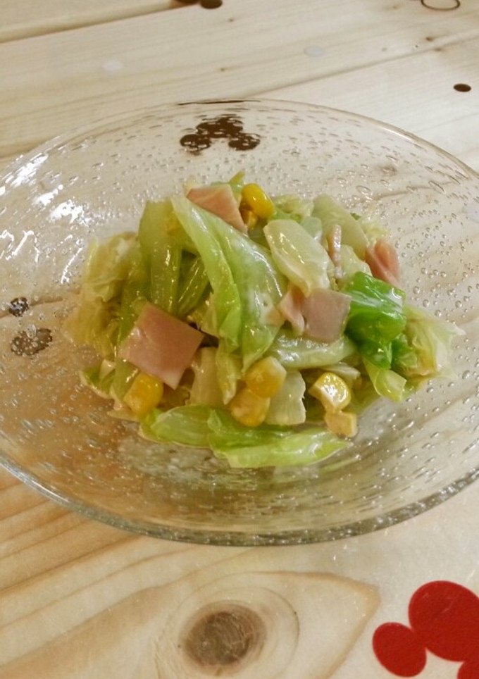 オイマヨぽんでキャベツの和え物-レシピのメイン写真