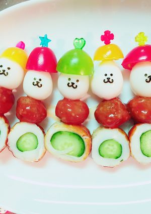 うずらの卵で♡幼稚園のお弁当 キャラ弁-レシピのメイン写真