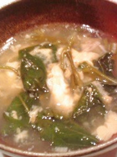 空芯菜とザーサイの元気スープ-レシピのメイン写真