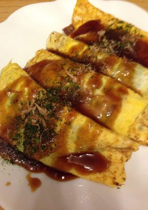 お好み焼きの〆子供喜ぶ♡我が家の豚ぺい☆-レシピのメイン写真