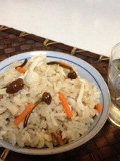 秋の味!きのこの炊き込みごはん-レシピのメイン写真