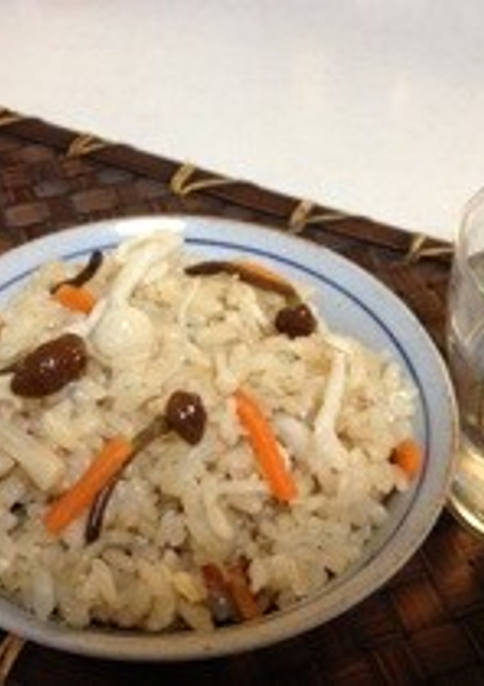 秋の味！きのこの炊き込みごはん-レシピのメイン写真