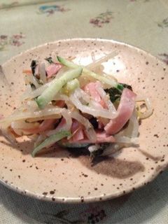 もやしと味付け海苔の簡単サラダ-レシピのメイン写真