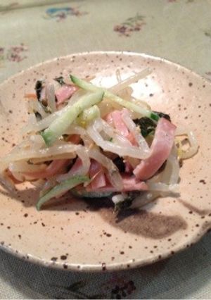 もやしと味付け海苔の簡単サラダ-レシピのメイン写真