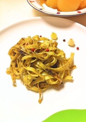 ブラックペッパーパスタ-レシピのメイン写真