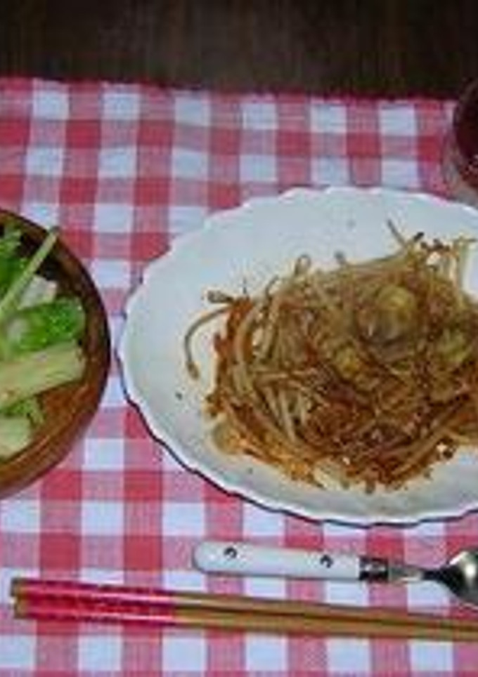 軟骨とキムチのモヤシ炒め-レシピのメイン写真