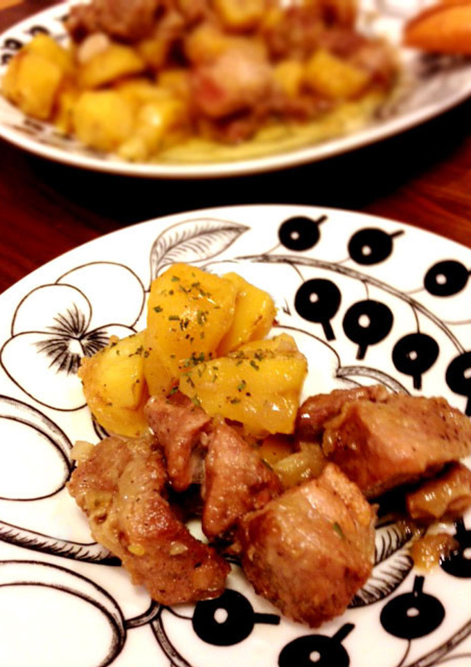 ビストロ風♪栗と豚肉の煮込み-レシピのメイン写真
