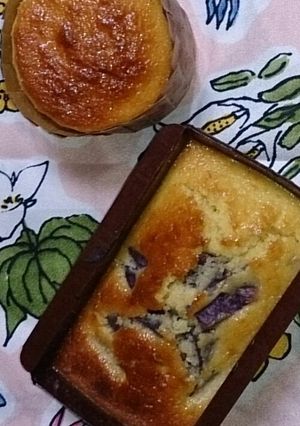 HCMで簡単紅芋とバナナのケーキ-レシピのメイン写真