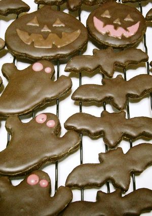 ハロウィンクッキー(ブラックココア使用)-レシピのメイン写真