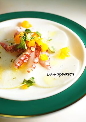 ３分✿タコと野菜の簡単オードブル-レシピのメイン写真