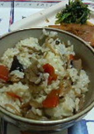 きのこたっぷり五目ご飯-レシピのメイン写真