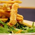 お揚げと水菜のサラダ。