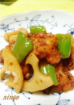 ♡鶏とレンコンの甘酢♡ご飯がすすむ～♪-レシピのメイン写真