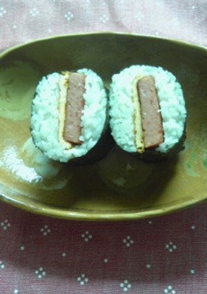 ☆我が家のポーク卵おにぎり☆-レシピのメイン写真